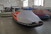 Надувная лодка ПВХ с жестким дном "Русские Амфибии" ТРИМАРАН РА5200 ПАТРОЛ